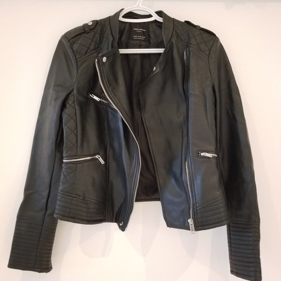 Zara Soft Vegan Leather Jacket (Like New) - Picture 3 of 9